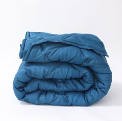 Зимна олекотена завивка Елинор Петрол 150/210см. , капитонирана