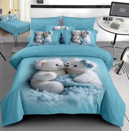 Спален комплект ,100% памук от 6 части,двоен размер