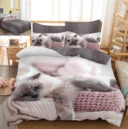 Спален комплект ,100% памук от 6 части,двоен размер