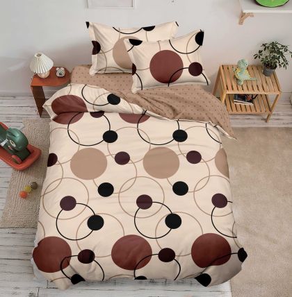 Спален комплект за приста с чаршаф с ластик – 100% памук,4 части