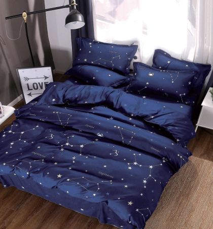 Спален комплект от 4 части , поликотън, двоен размер