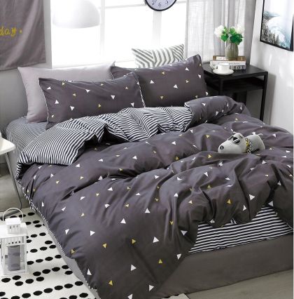 Спален комплект от 4 части , поликотън, двоен размер