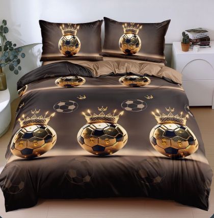 Спален комплект от 4 части , поликотън, двоен размер