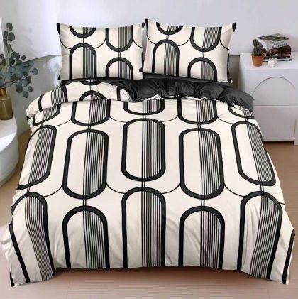 Спален комплект от 4 части , поликотън, двоен размер