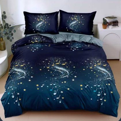 Спален комплект от 4 части , поликотън, двоен размер