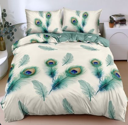 Спален комплект от 4 части , поликотън, двоен размер