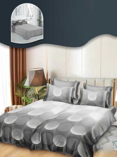 Комплект спално бельо с два отделни плика за завивка,7 части,100% поликотън