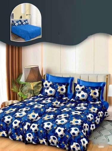 Комплект спално бельо с два отделни плика за завивка,7 части,100% поликотън