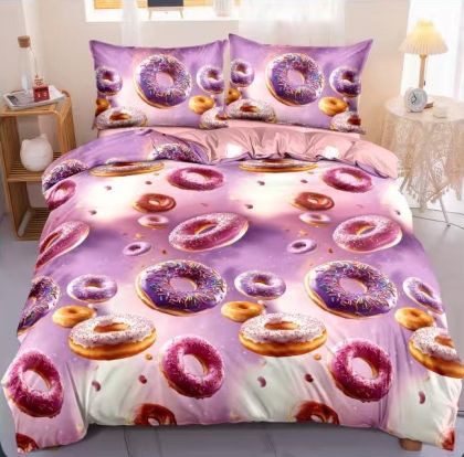 Спален комплект от 4 части , поликотън, двоен размер