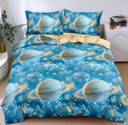 Спален комплект от 4 части , поликотън, двоен размер