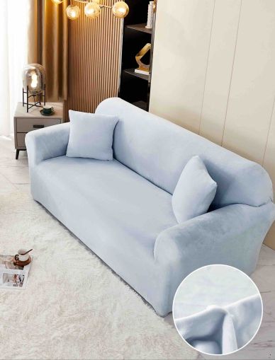 Kалъф за двоен диван от кадифе + подарък калъфка за възглавница