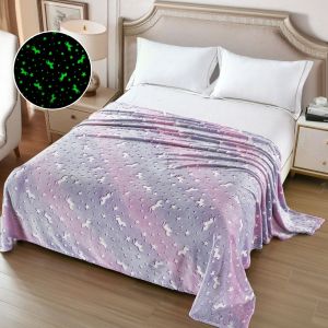 Светещо в тъмното одеяло, 200x230см.,100% полиестер