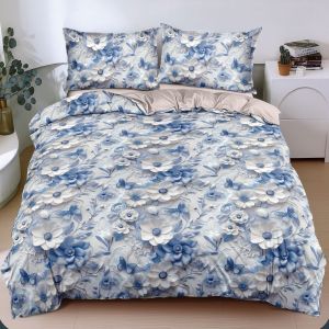 Спален комплект от 4 части , поликотън, двоен размер