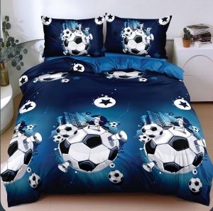 Спален комплект от 4 части , поликотън, двоен размер