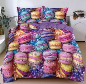 Спален комплект от 4 части , поликотън, двоен размер