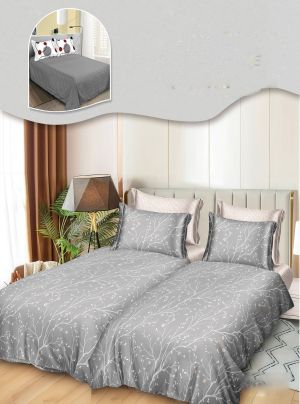 Комплект спално бельо с два отделни плика за завивка,7 части,100% поликотън