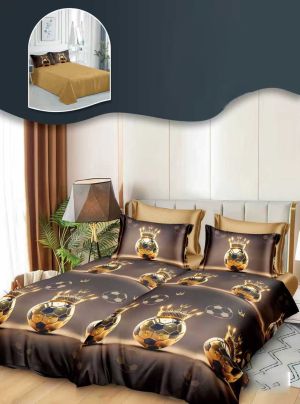 Комплект спално бельо с два отделни плика за завивка,7 части,100% поликотън