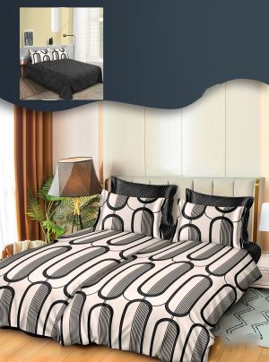 Комплект спално бельо с два отделни плика за завивка,7 части,100% поликотън