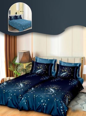 Комплект спално бельо с два отделни плика за завивка,7 части,100% поликотън