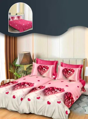 Комплект спално бельо с два отделни плика за завивка,7 части,100% поликотън