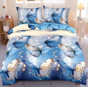 Спален комплект от 4 части , поликотън, двоен размер