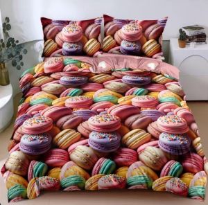 Спален комплект от 4 части , поликотън, двоен размер