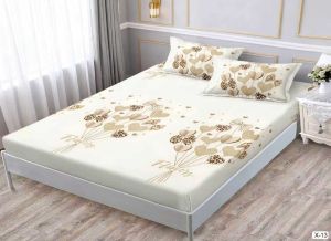 Чаршаф с ластик 160x200см + 2 калъфки за възглавници ,100% памук