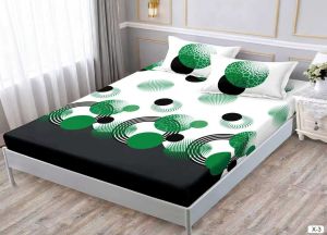 Чаршаф с ластик 160x200см + 2 калъфки за възглавници ,100% памук