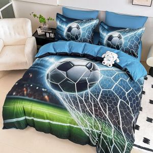 5D Комплект за приста с чаршаф с ластик 140x200см. – 100% памук,4 части