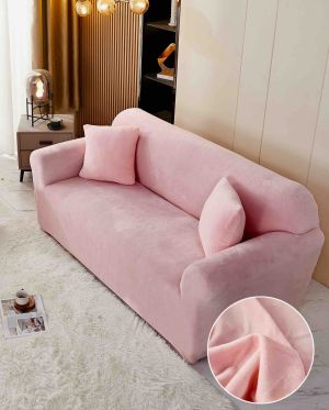 Kалъф за двоен диван от кадифе + подарък калъфка за възглавница