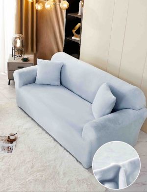 Kалъф за двоен диван от кадифе + подарък калъфка за възглавница