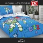 ДЕТСКИ СПАЛЕН КОМПЛЕКТ 100% ПАМУК РАНФОРС TOY STORY BUZZ - DISNEY HOME ,3 ЧАСТИ