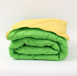 Лятна олекотена завивка Елинор Зелено-Жълто 150/210см., капитонирана 
