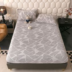 Плюшен чаршаф с ластик+2бр. калъфки за възглавница,Cocolino 100% полиестер