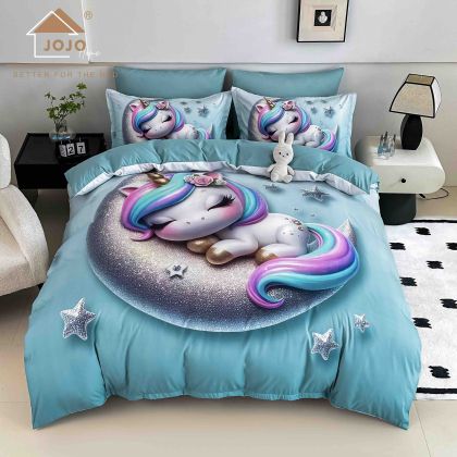 5D Комплект за приста с чаршаф с ластик 140x200см. – 100% памук,4 части