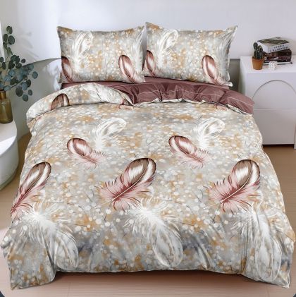 Спален комплект от 4 части , поликотън, двоен размер