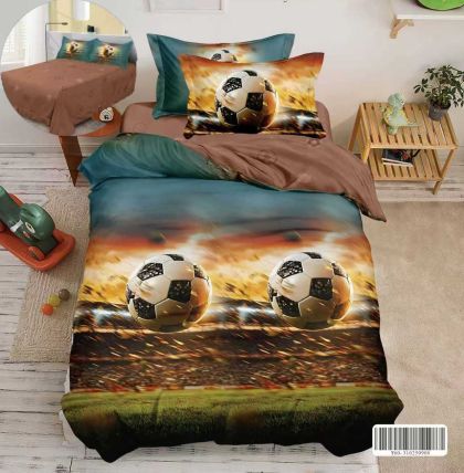 Единичен спален комплект,4 части,100% памук