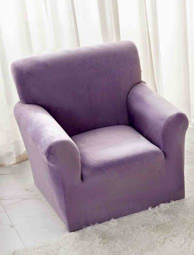 Kалъф за фотьойл от кадифе + подарък калъфка за възглавница