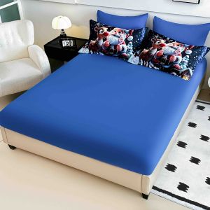 5 D Коледен комплект с ластик 180х200см ,100% памук , 6 части 