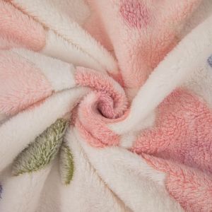 Плюшен комплект с ластик 160х200см, 4 части ,100% полиестер