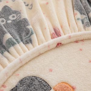 Плюшен чаршаф с ластик+2бр. калъфки за възглавница,Cocolino 100% полиестер