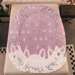 Плюшен чаршаф с ластик+2бр. калъфки за възглавница,Cocolino 100% полиестер