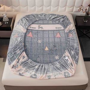 Плюшен чаршаф с ластик+2бр. калъфки за възглавница,Cocolino 100% полиестер