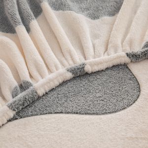 Плюшен чаршаф с ластик+2бр. калъфки за възглавница,Cocolino 100% полиестер