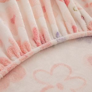 Плюшен чаршаф с ластик+2бр. калъфки за възглавница,Cocolino 100% полиестер