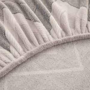 Плюшен чаршаф с ластик+2бр. калъфки за възглавница,Cocolino 100% полиестер