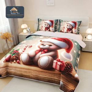 5D Коледна кувертюра – комплект от 3 част