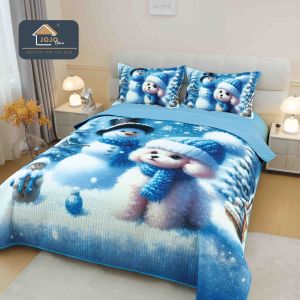 5D Коледна кувертюра – комплект от 3 част