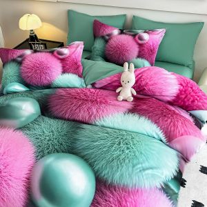 5D Комплект за приста с чаршаф с ластик 140x200см. – 100% памук,4 части