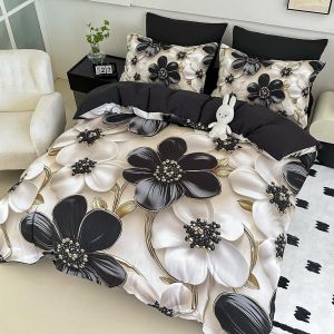 5D Комплект за приста с чаршаф с ластик 140x200см. – 100% памук,4 части